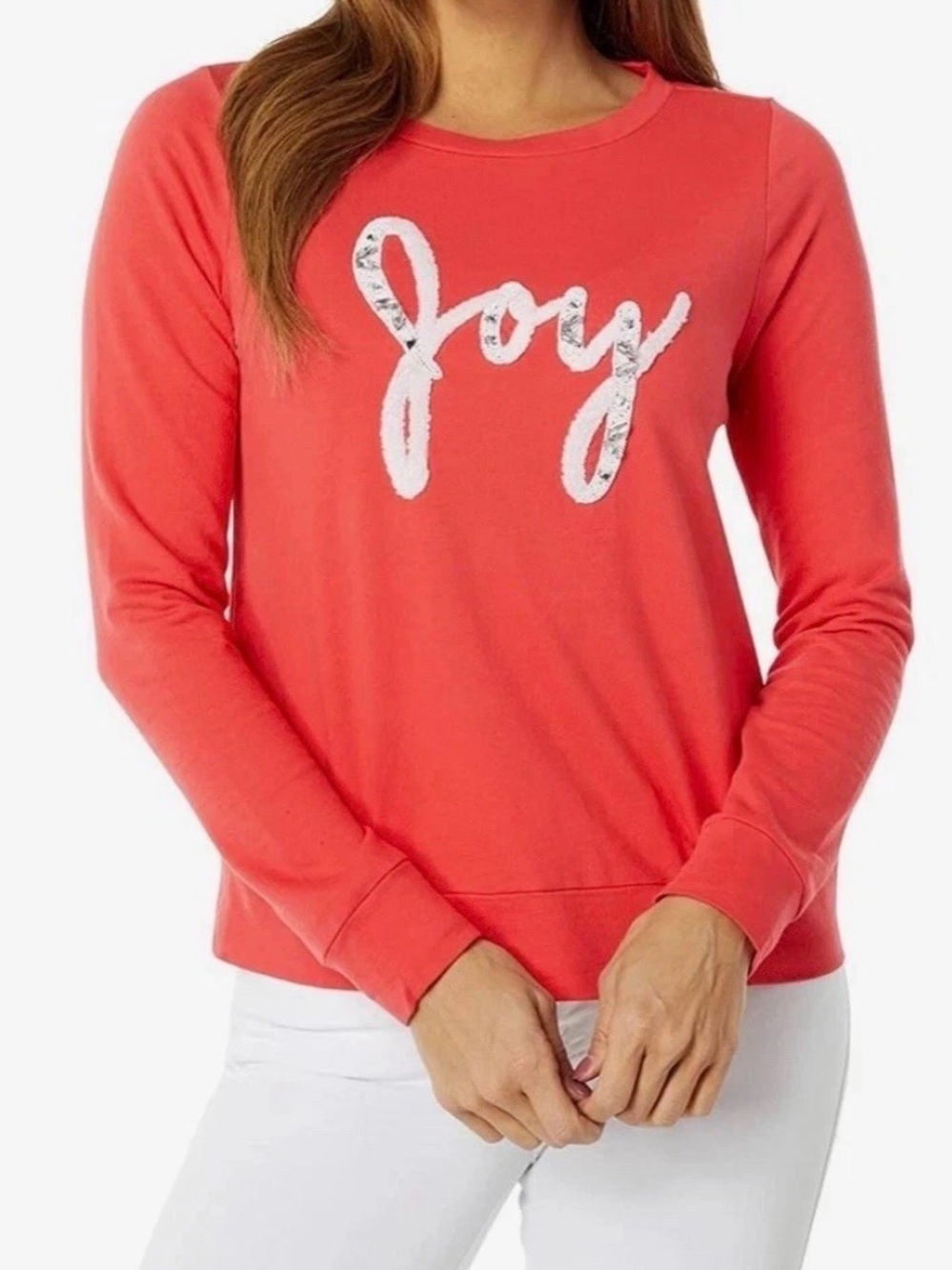 Lilly Pulitzer Holiday Joy Rami Pullover Lightweight SweatShirt